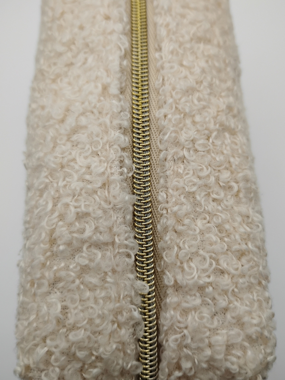 Yves Saint Laurent Bouclé Cosmetic Pouch in Cream - Picture 3 of 6